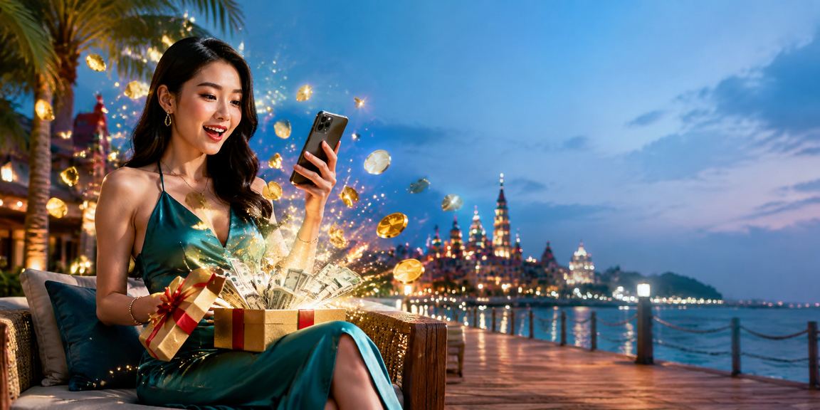 Pengguna Malaysia menggunakan aplikasi mudah alih kasino 724 pada telefon Android